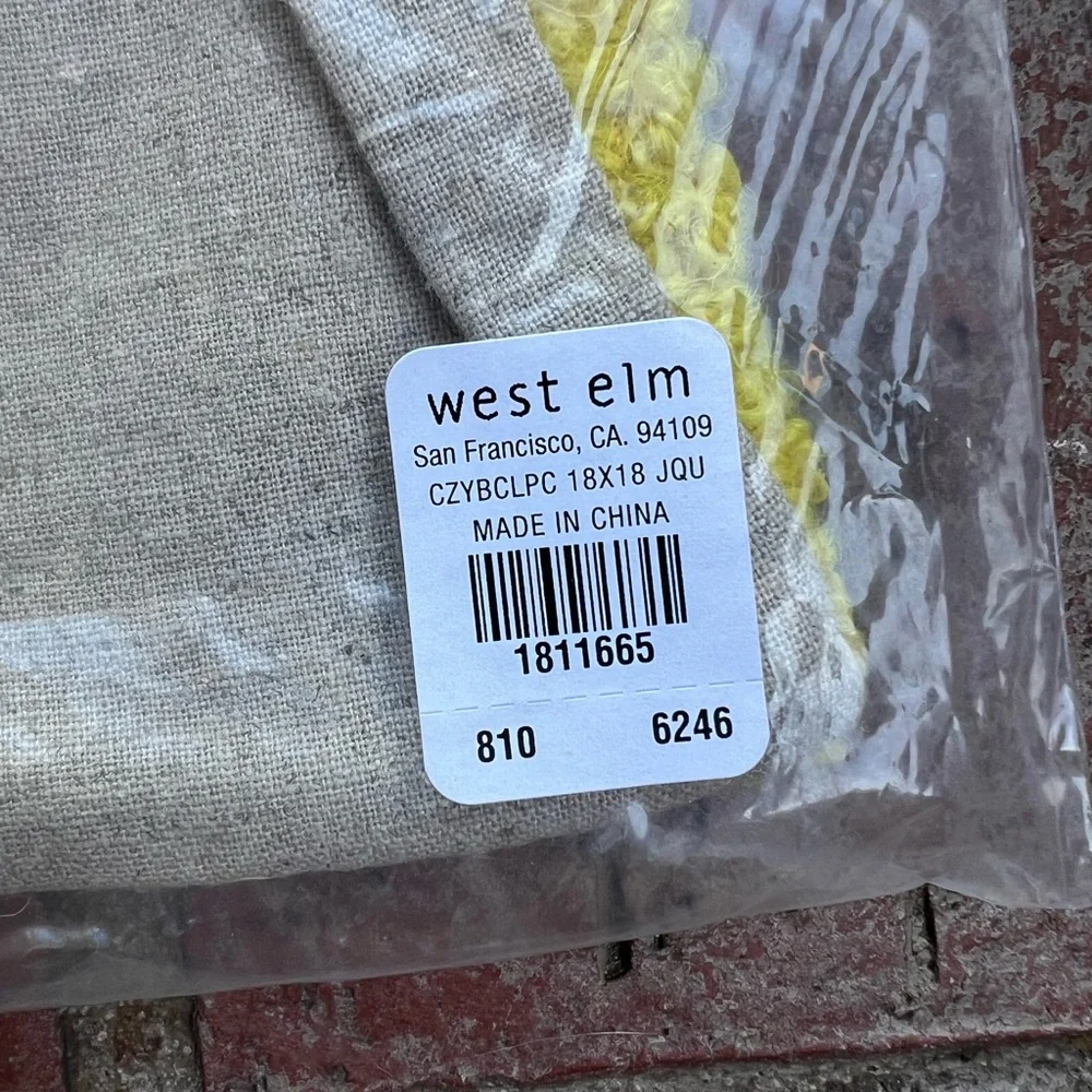 West Elm cute yellow